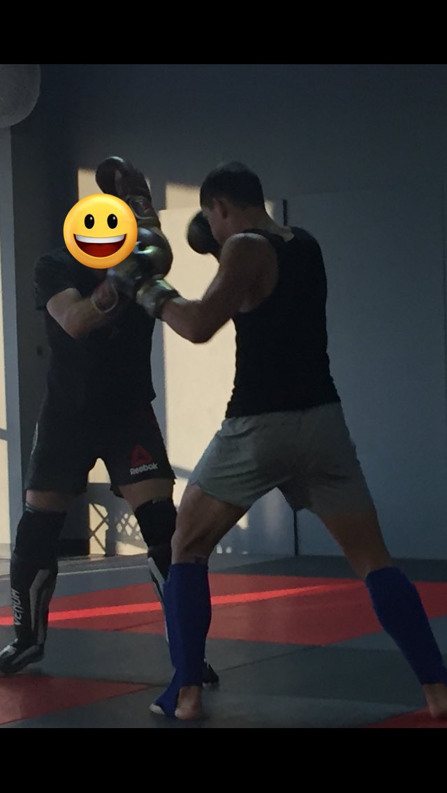 NicksDad_Rob's tweet photo. Visited with my youngest this evening… 6’ 4” and just hit 220lbs solid… Couldn’t be more proud of this young man… (3rd pic is with a pro, not allowed to say who. Taught him SO much though.) @joerogan He wants to go pro in a few years… recommend a coach?
#RealGenZ #RealMan https://t.co/dNQxrPkrN7
