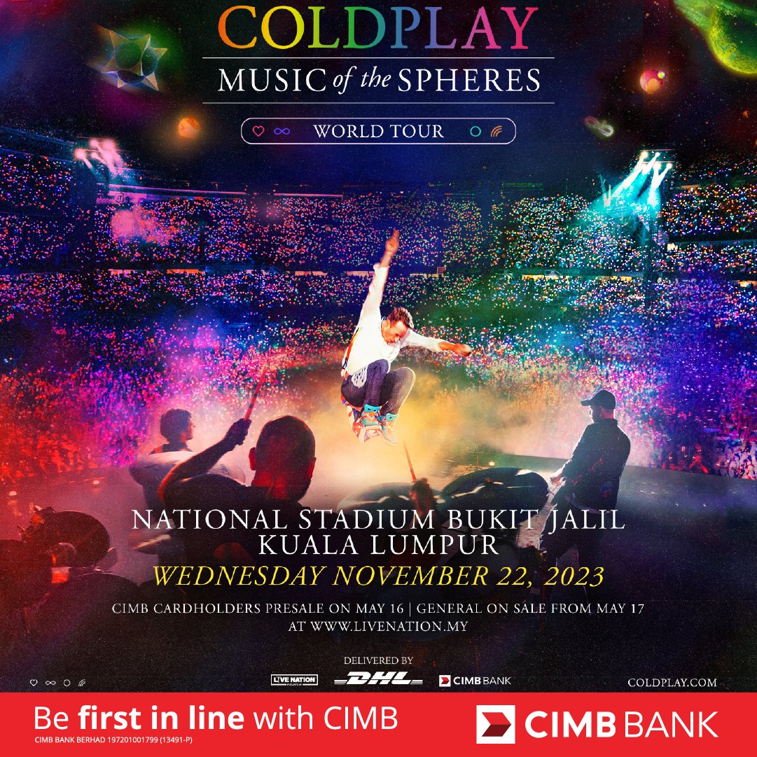 Coldplay: Music Of The Spheres World Tour - Kuala Lumpur (Tickets)