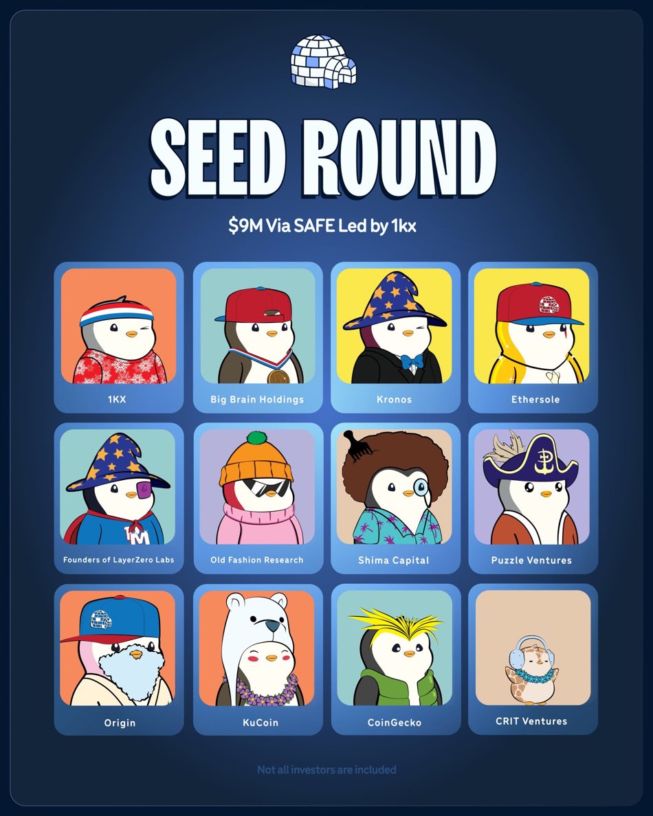 SOLBigBrain's tweet image. Excited to finally be able to share the news of our participation in the @pudgypenguins Seed Round.

I’m a huge believer in @LucaNetz vision on creating the next huge IP brand. He has the experience to pull it off and put together an A+ team around himself.

TLDR; Pudgys are GMI