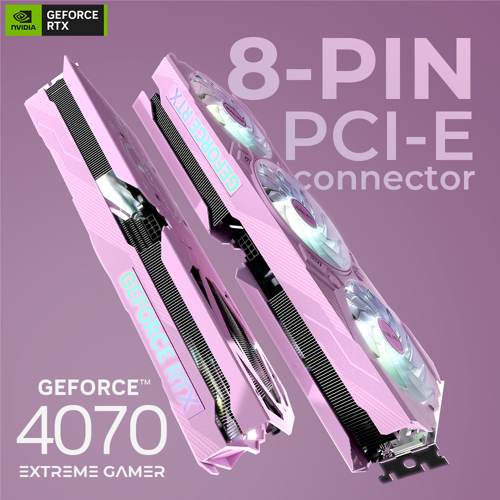 GALAX JAPAN on Twitter "GALAX GeForce RTX™ 4070 EX GAMER PINK かなり少量です