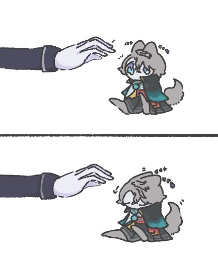 ⚠️ケモ注意⚠️
✋ 🌞 