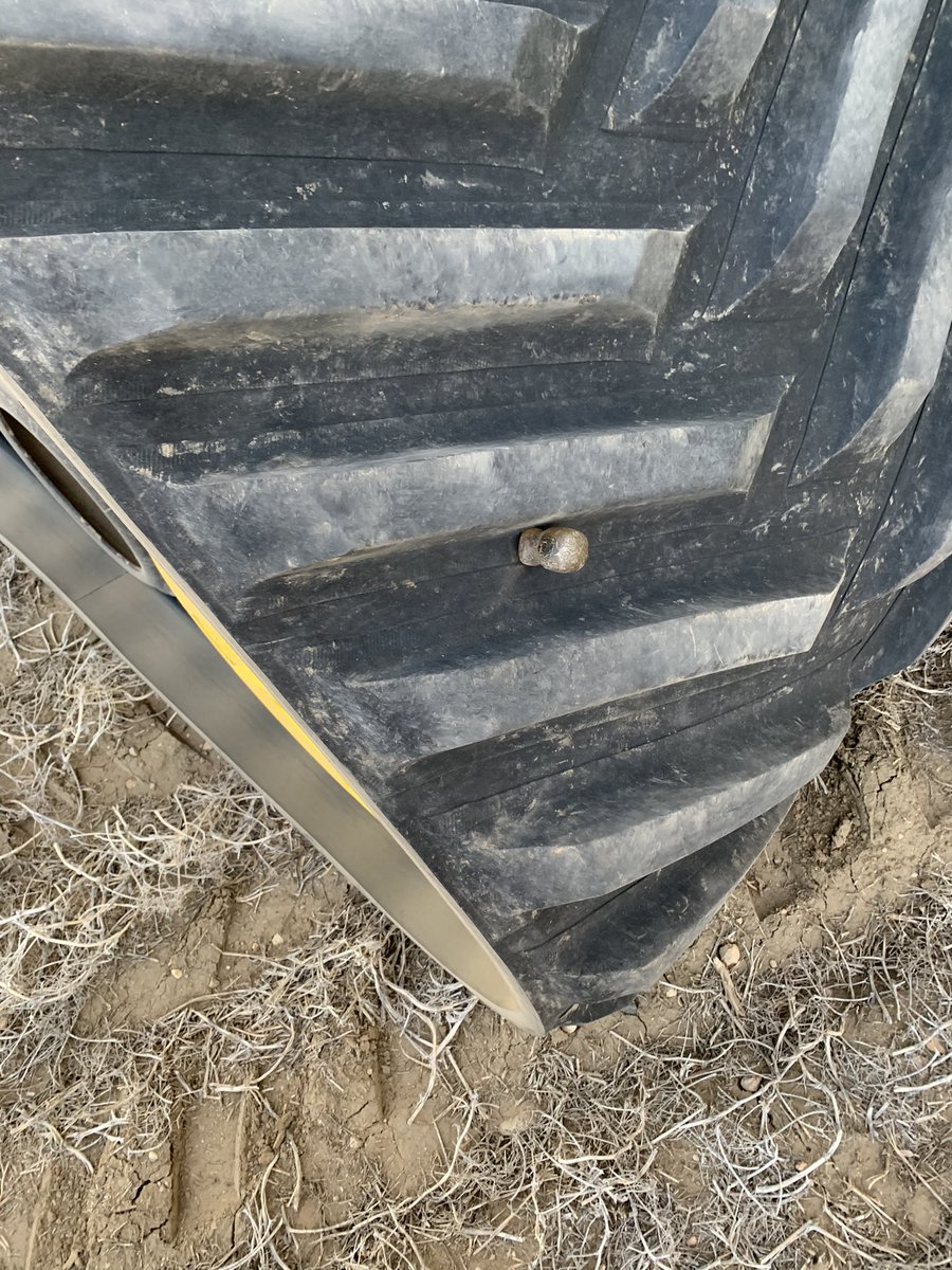 Lind of glad that was a track and not a tire!