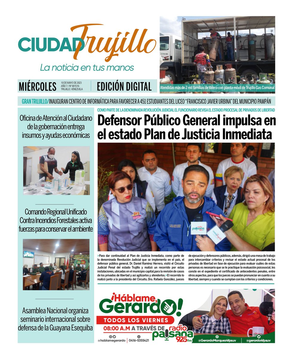#FelizMiércoles   Esta es nuestra portada de hoy #10May  ¡La noticia en tus manos!