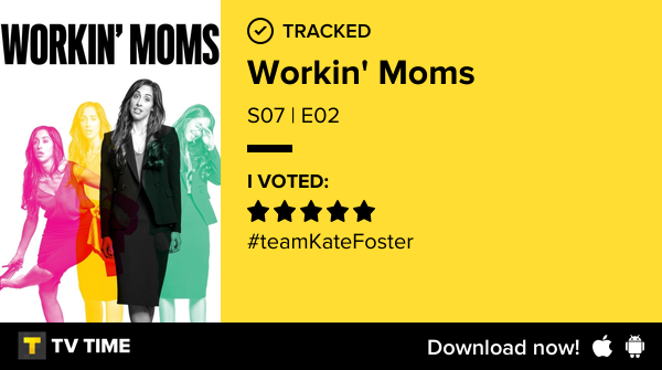 I've just watched episode S07 | E02 of Workin' Moms! #workinmoms  tvtime.com/r/2OfZ1 #tvtime