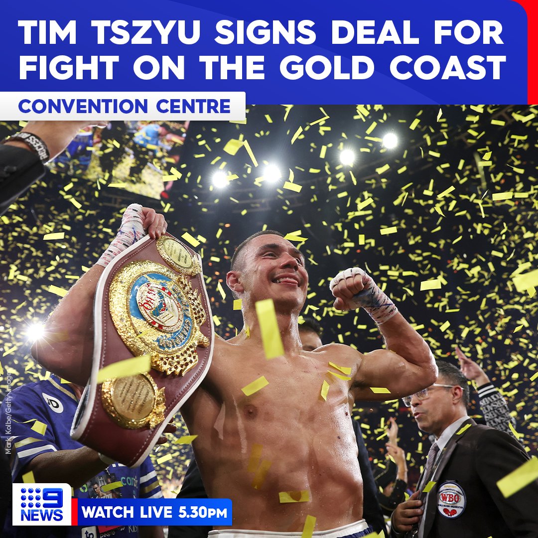 9News Gold Coast on Twitter: "Calling all boxing fans, some world-title glamour is coming to the Gold Coast! 🥊 Tim Tszyu has signed a deal to fight Carlos Ocampo at the