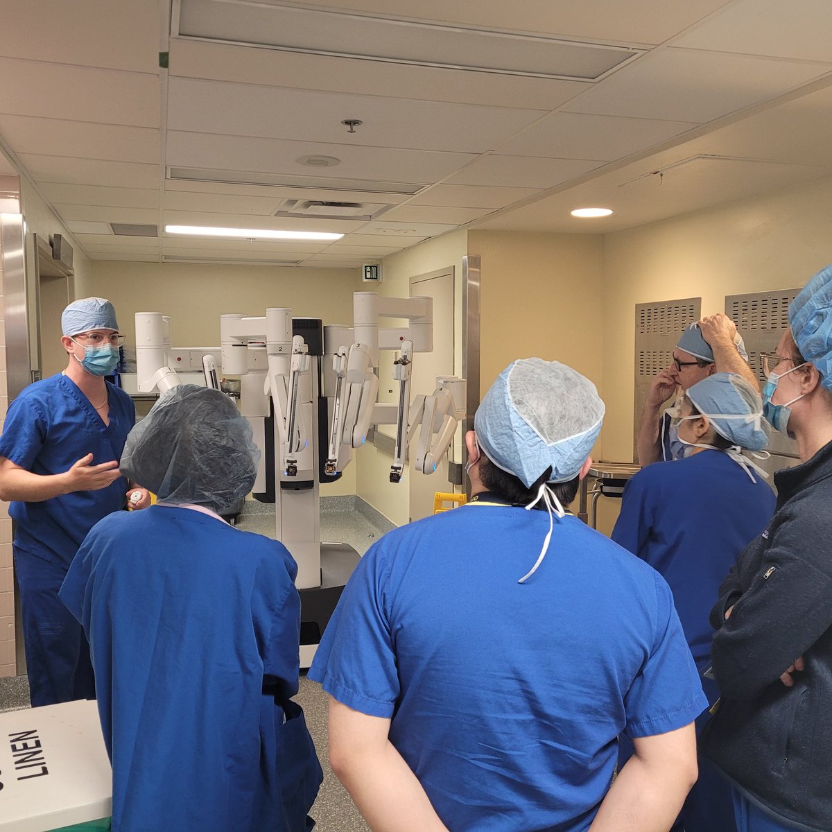 Ameer Farooq MD MPH FRCSC (@ameerfarooq) on Twitter photo So delighted to be involved in our 1st ever robotic boot camp! Our <a href="/QueensGenSurg/">Queen's General Surgery</a> residents stayed late so they can hit ground running on first day of #colorectal rotation.
Dedication to the craft!!!
<a href="/QueensCRS/">Queens Colorectal Surgery</a> <a href="/queensu/">Queen's University</a> <a href="/CAGS_ACCG/">Cdn General Surgeons</a> <a href="/CAGS_Residents/">CAGS Residents</a> <a href="/IntuitiveSurg/">Intuitive</a> So delighted to be involved in our 1st ever robotic boot camp! Our <a href="/QueensGenSurg/">Queen's General Surgery</a> residents stayed late so they can hit ground running on first day of #colorectal rotation.
Dedication to the craft!!!
<a href="/QueensCRS/">Queens Colorectal Surgery</a> <a href="/queensu/">Queen's University</a> <a href="/CAGS_ACCG/">Cdn General Surgeons</a> <a href="/CAGS_Residents/">CAGS Residents</a> <a href="/IntuitiveSurg/">Intuitive</a>