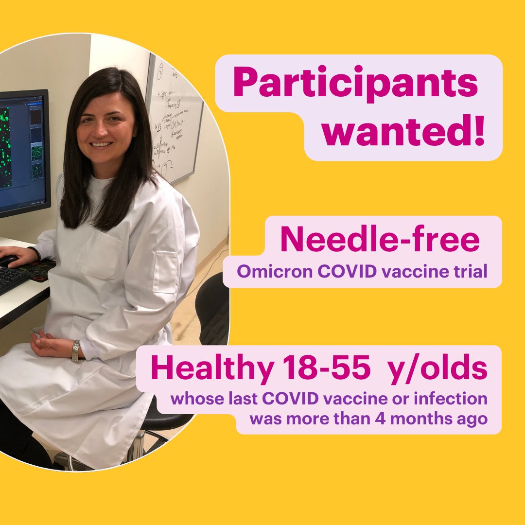 PARTICIPANTS WANTED! The SA-made COVID-19 vaccine trial is looking for healthy 18-55 year olds to be involved! Support SA research history in the making, with a needle-free device used to deliver the innovative DNA-based Omicron vaccine. Learn more here: ow.ly/ROnI50Ok2Gi