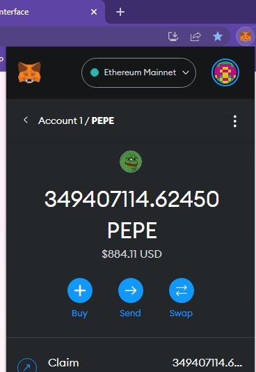 RubyWolfLucas's tweet image. omg theres no way i just claimed $884 from $PEPE&apos;s airdrop? 🫣

you can claim pepe tokens on their site:
🔗 pepegift.org

#pepe #pepecoin #web3 #binance $wojak #PepeAI #memecoins #bitcoin $jeff $king $lambo $snek #snek $mong #mong #solana #Airdrop $doge #usdc #hex