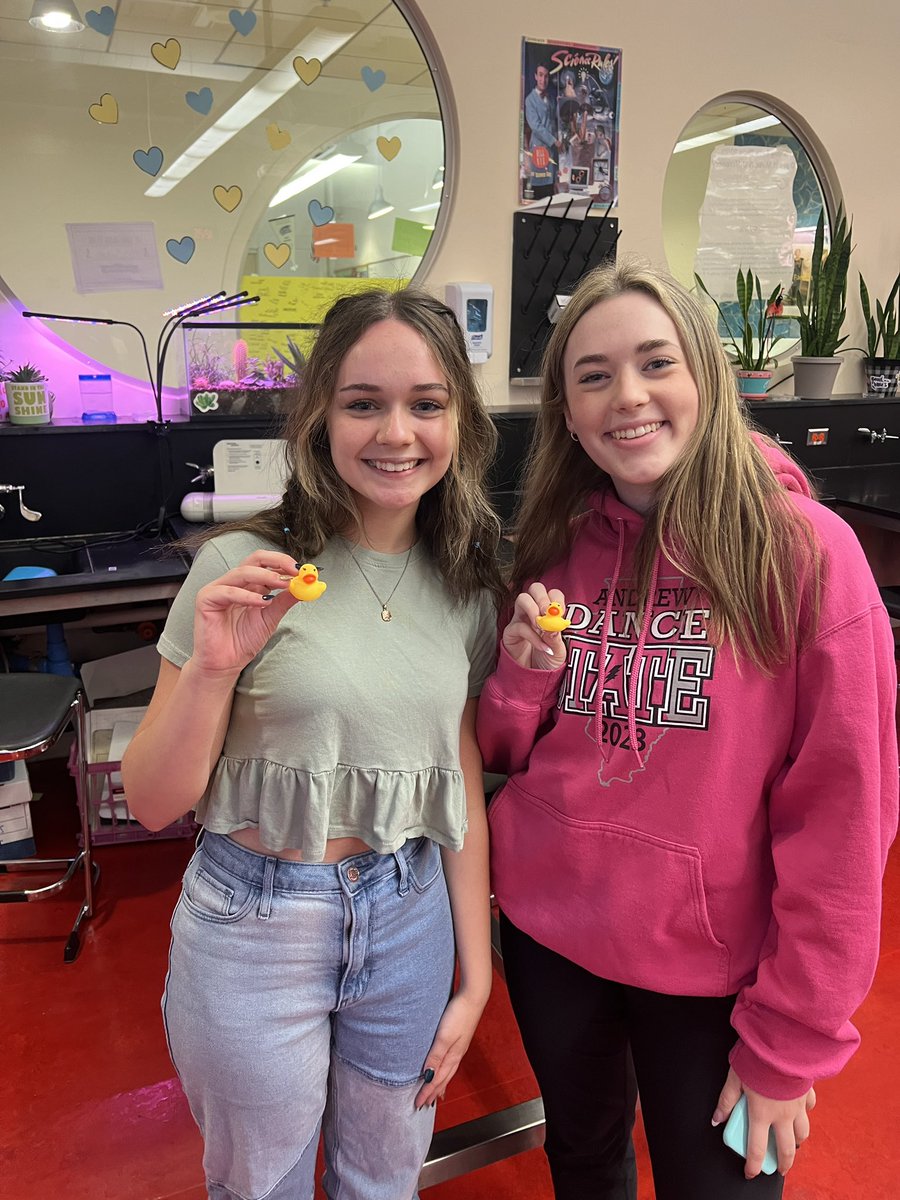 AP biology found some ducks today…#foundaduck