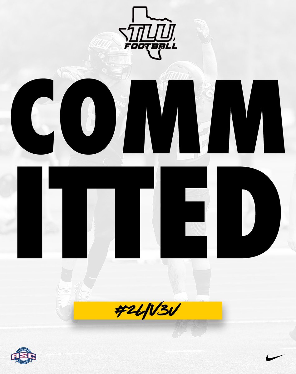 Blessed to announce my commitment to Texas Lutheran University🟡⚫️<a href="/CoachBeauGrech/">Beau Grech</a> <a href="/jfswt/">Jerod Fikac</a>