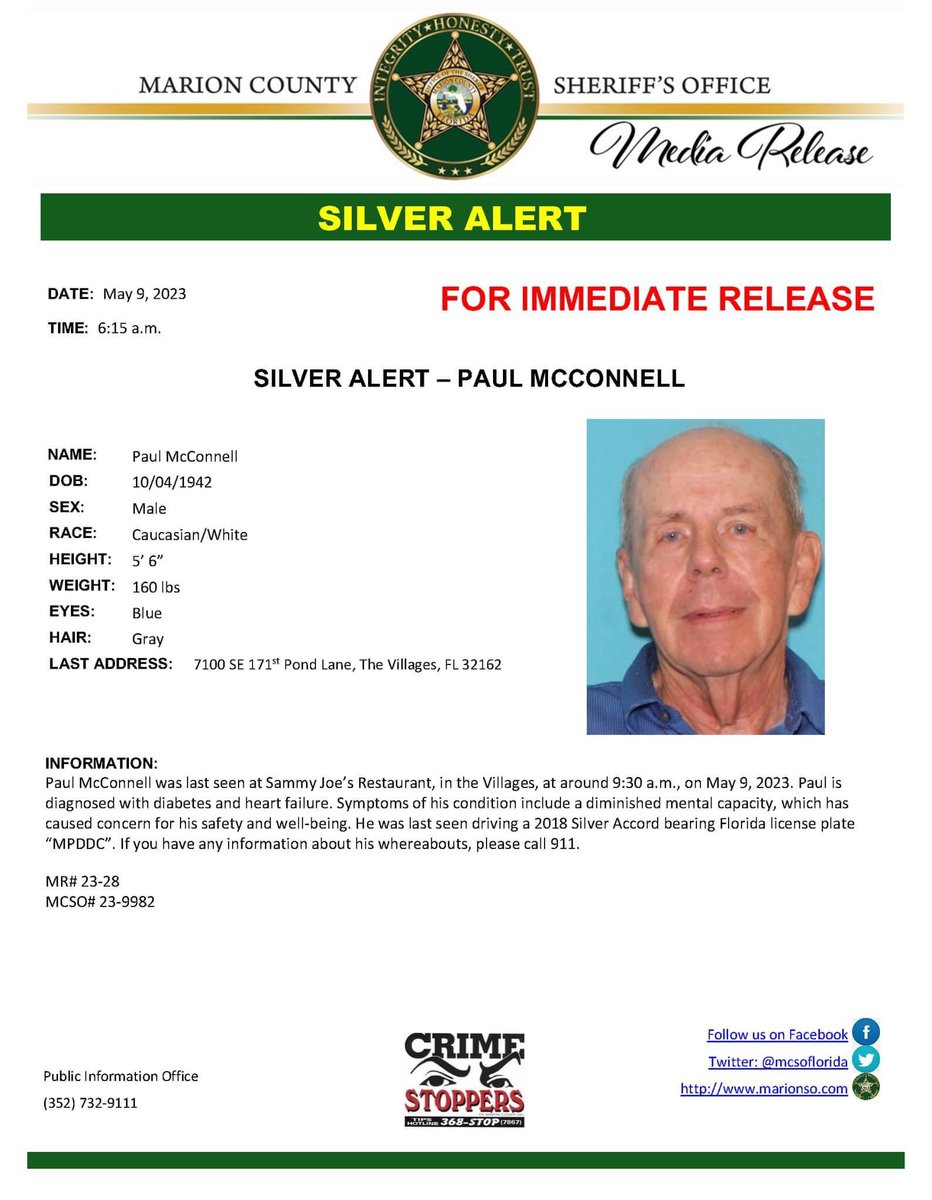 Marion Co. Sheriff-FL tweet media