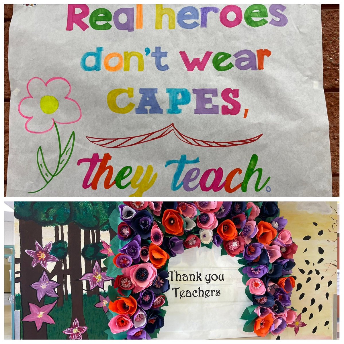 Ealcala_EMS's tweet photo. Spanish Club officers, members, and sponsors worked very hard to celebrate our teachers during their special week ❤️. @ems_spanishclub @aleseade2022 @fuentesbecks https://t.co/SEczxDkt4O