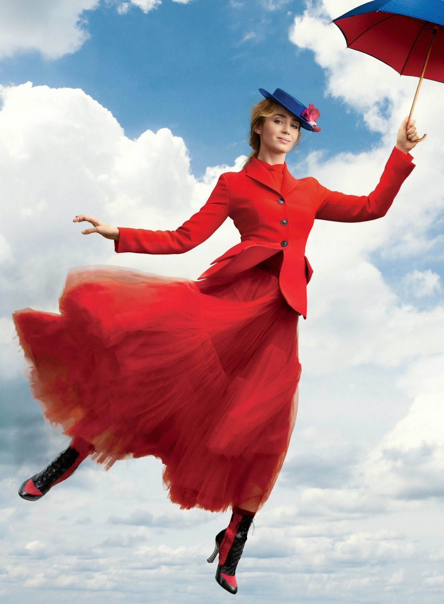 Mary poppins returns red cheap dress