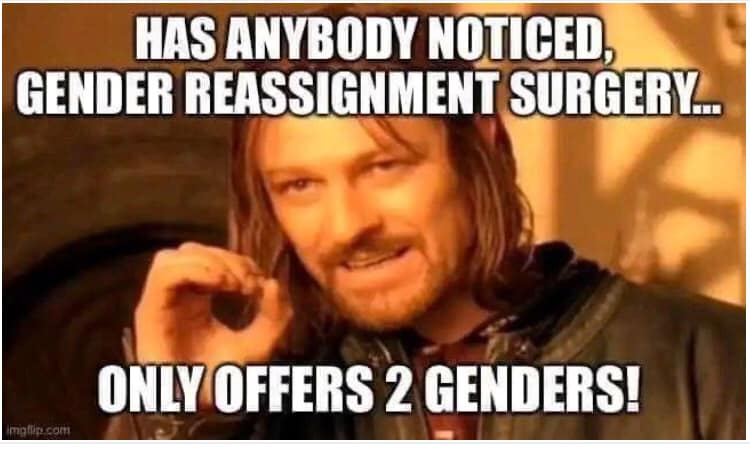 Jim West On Twitter People Posting Funny Memes About Gender 