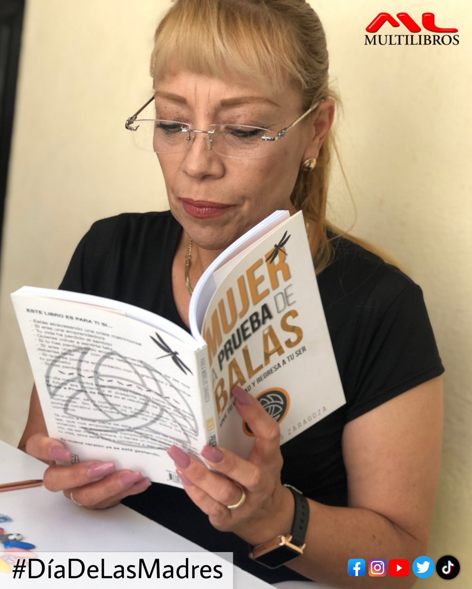 Porque mamá es una “Mujer a prueba de balas”, este libro es un buen regalo para celebrarla.

<a href="/PaulaMZaragoza/">Paula M Zaragoza</a> #multilibros #mujeres #mamá #díadelasmadres #regalosparamamá #librosparamamá #librosrecomendados