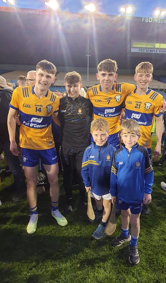 "The young, the old, the brave and the bold".... Well done lads 💪 A fantastic night in Thurles. Ye did Cratloe proud.