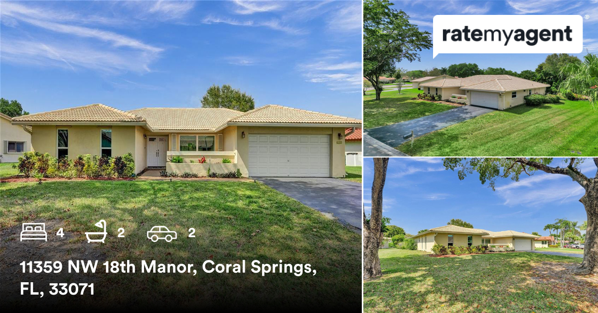 cjvicent's tweet photo. 🛌 4 🛀 2 🚘 2
📍 11359 NW 18th Manor, Coral Springs, FL, 33071

My latest sale on RateMyAgent.

https://t.co/f3kcueQVJm

...
#ratemyagent #realestate #Keller_Williams_Realty_CS https://t.co/80jR9saXlt