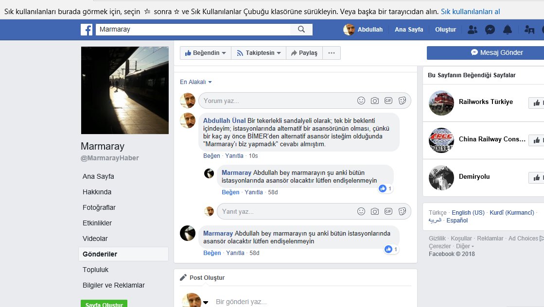 unal76's tweet photo. Abdullah Ünal (unal76): Marmaray'ın yeni istasyonlarına istek.. https://t.co/Sa8kawc97Y
#EngelHerYerde #DünyaEngellilerGünü #Duyarlılık #Farkındalık #Empati #EngellilerHaftası #EğitimŞart #BendenSöylemesi #asansör #AbdullahÜnal #unal76 #TekerlekliSandalyeli https://t.co/5TFoAm9kaE