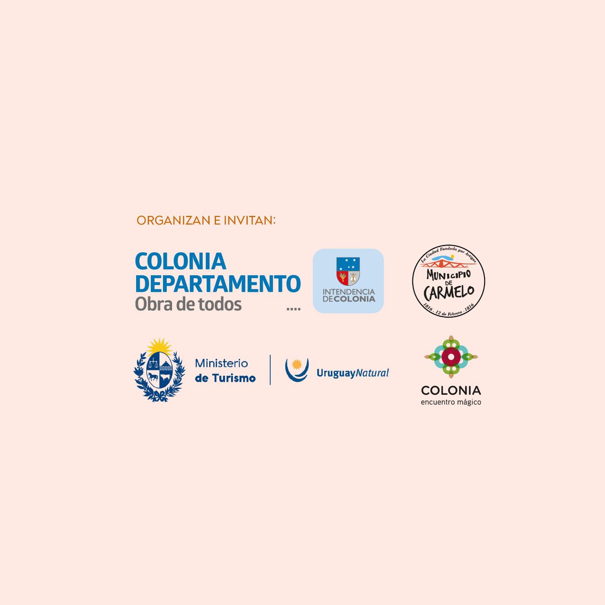regioncentrosur's tweet photo. Fiesta del Puente de Carmelo en Rambla de los Constituyentes

12 hs. Banda de Carmelo
12.30 hs. Desfile Canoeros del Vacas
14 hs. Grupo Horizonte
15 hs. Cuarteto del Amor
16 hs. Facu Bein
17 hs. Batucada Bahía
17.30 hs. Artístico Tangó
18 hs. Eco de Tambores
19 hs. Sonido Cristal https://t.co/mxZaDyE6Hu