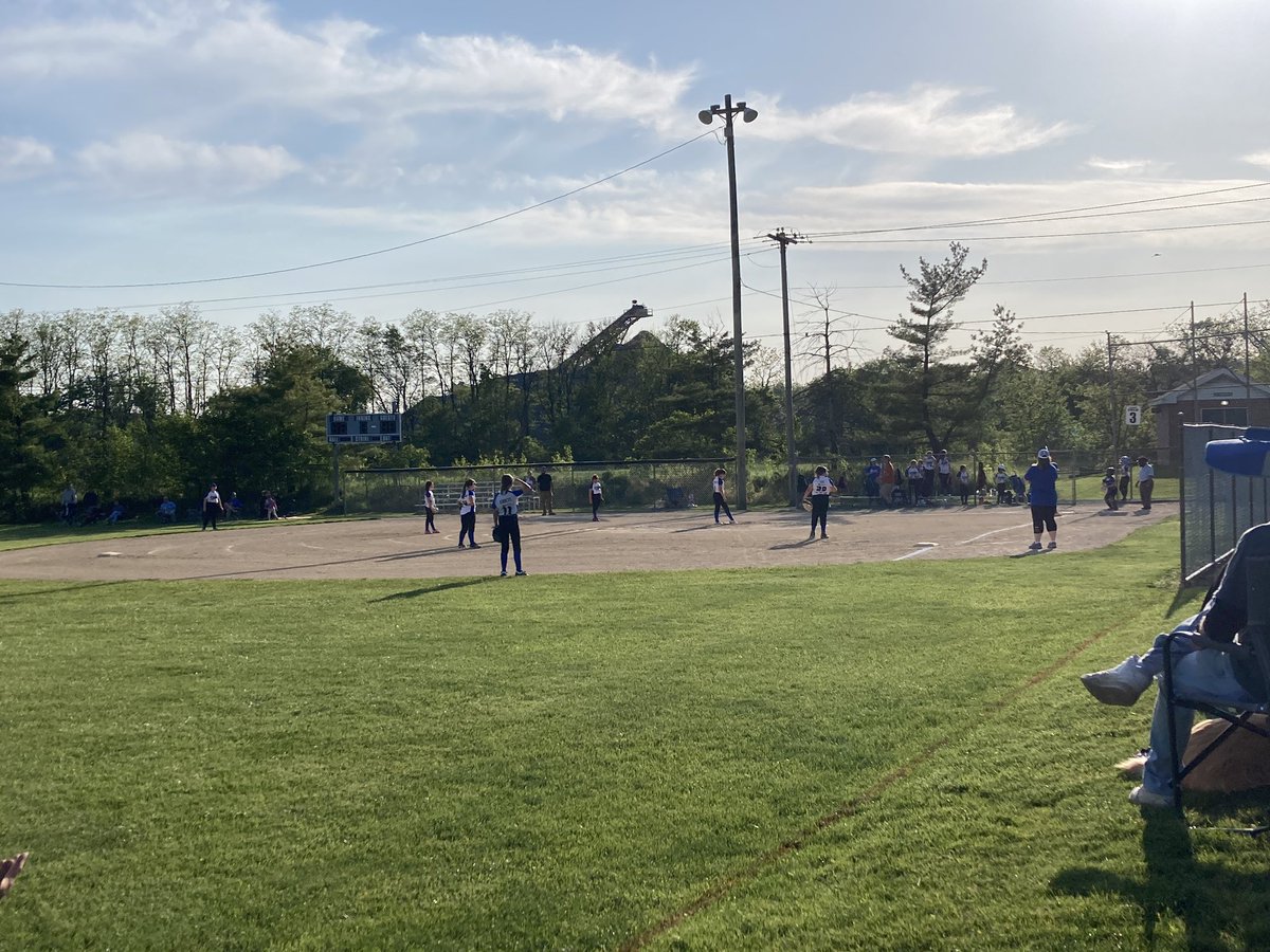Checking out some of our Macaws on the softball field! We love seeing our friends having fun outside of school. <a href="/BearCreekEtown/">Bear Creek School</a>