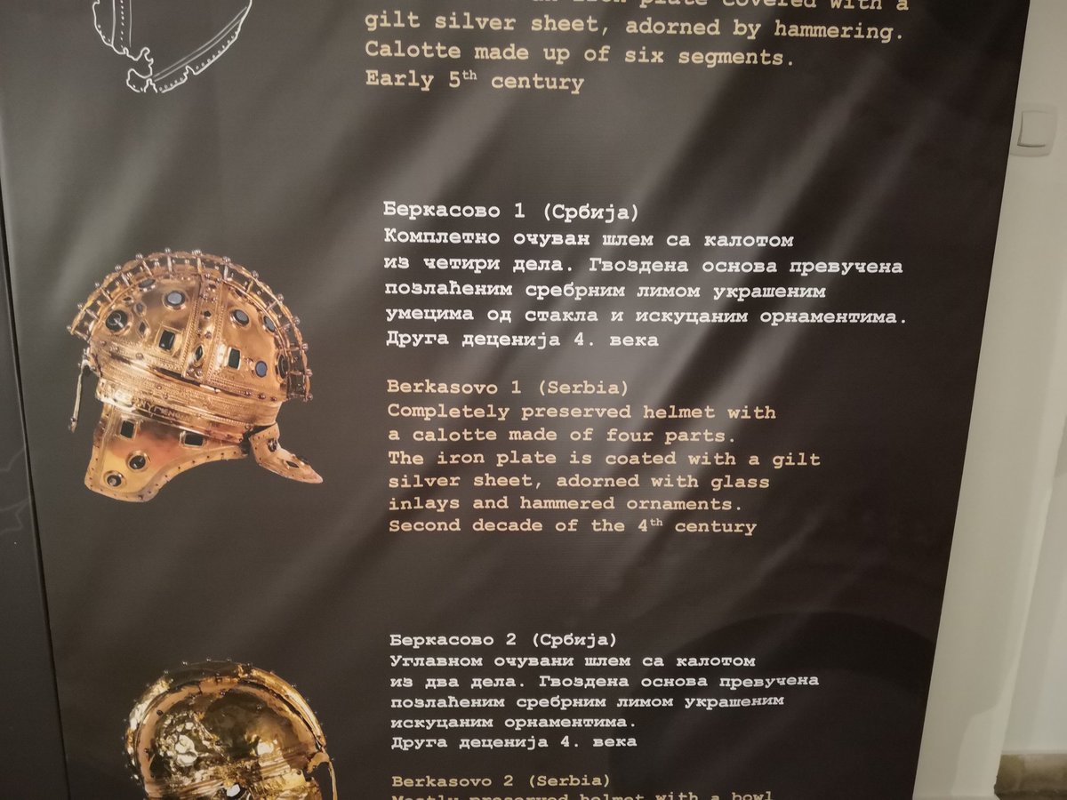kojic_a's tweet photo. I saw it recently and it's really impressive. The helmet is completely preserved and definitely worth seeing. #NoviSad #Serbia https://t.co/M4S8eDdWND