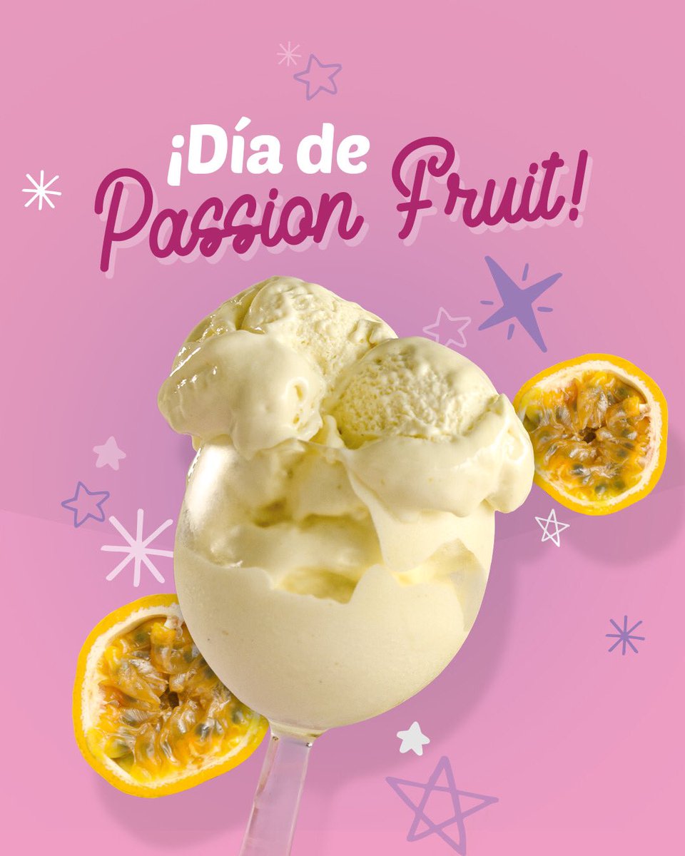 VganFruit's tweet photo. Hoy es un buen día para un heladito de Passion Fruit https://t.co/nYBYdGKhsh