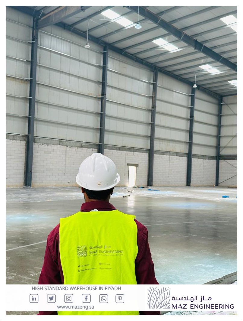 MAZEngineering's tweet photo. مستودع بتصميم بأعلى المعاير لاحد عملائنا في مدينة  البوابة الصناعية https://t.co/ARNy56vcfe