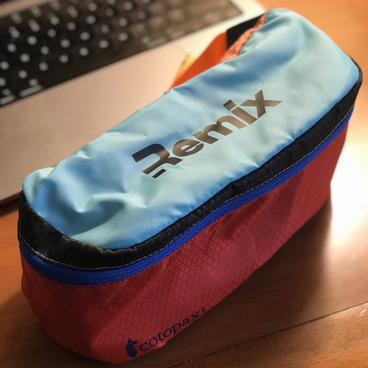 HenriHelvetica's tweet photo. I just feel like bragging about how awesome these @remix_run Fanny packs are for #remixConf. https://t.co/0OmG84PJDQ