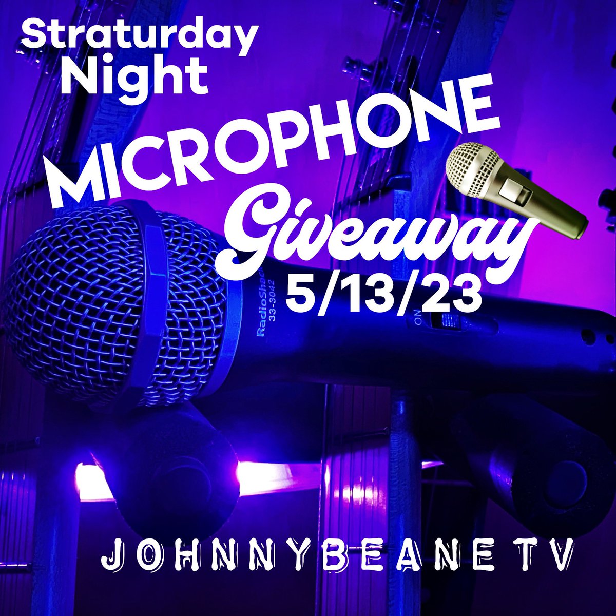 johnnybeane's tweet photo. Win a ๐ค this Saturday Night!
11PM EST. Join us in the ๐ดchat!
Video link will be posted below.
#microphonegiveaway #SNL #straturdaynight #johnnybeaneTV
SUBSCRIBE ๐https://t.co/BuyyGTT6Ng https://t.co/L1AG3MH4JF