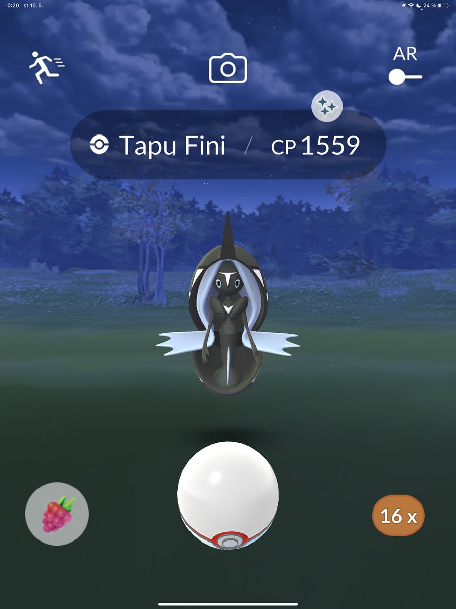 nika_lilly's tweet image. I dont’t believe 🤩 First raid and shiny 🤩 Thank you my friend for invite me :) #PokemonGO #PokemonGOApp #remoteraids #PokemonGOraid #TapuFini