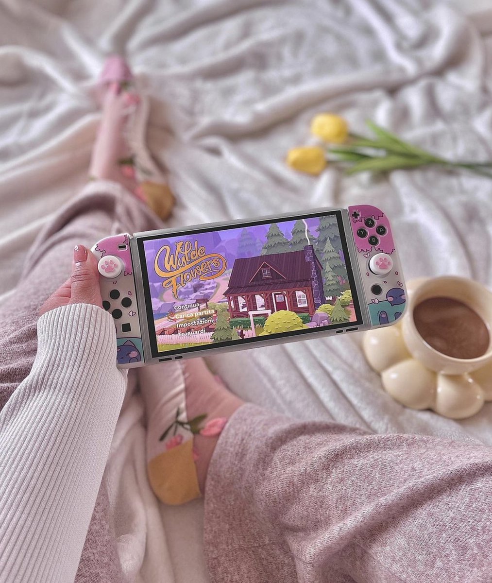 StudioDrydock's tweet photo. So, we know y'all loved Wylde Flowers. What kinds of games would you like to see us make in the future? ✨

Image credit: libragamingcozy on IG 💕 https://t.co/ysGglTi38H