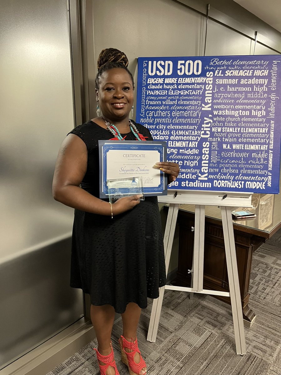 Our next Teacher of the Year, Ms. Sheyvette Dinkens!!