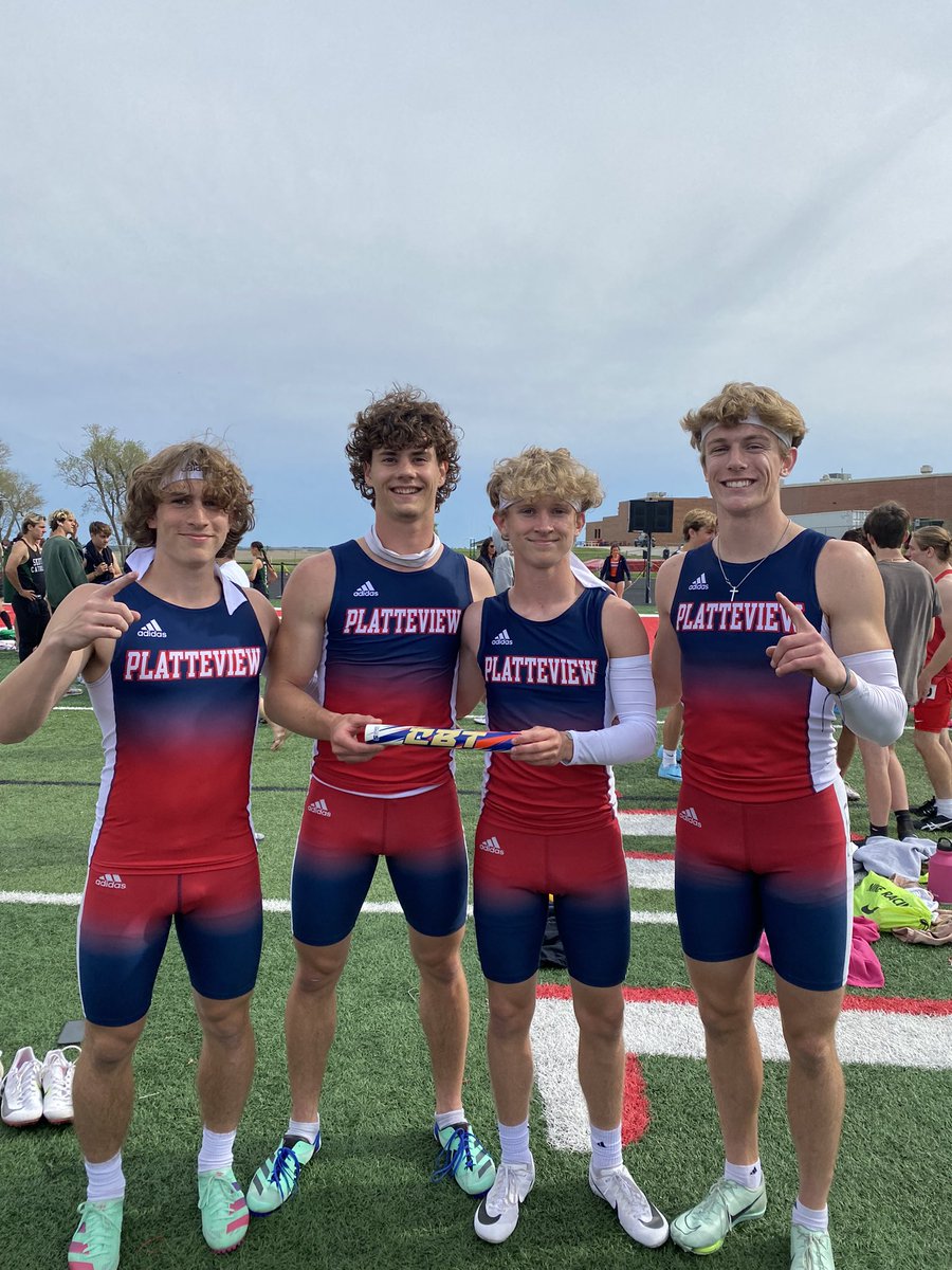 PlatteviewTrack's tweet photo. BOTH girls and boys 4x100 qualifies for state! https://t.co/tA9DLlenRw