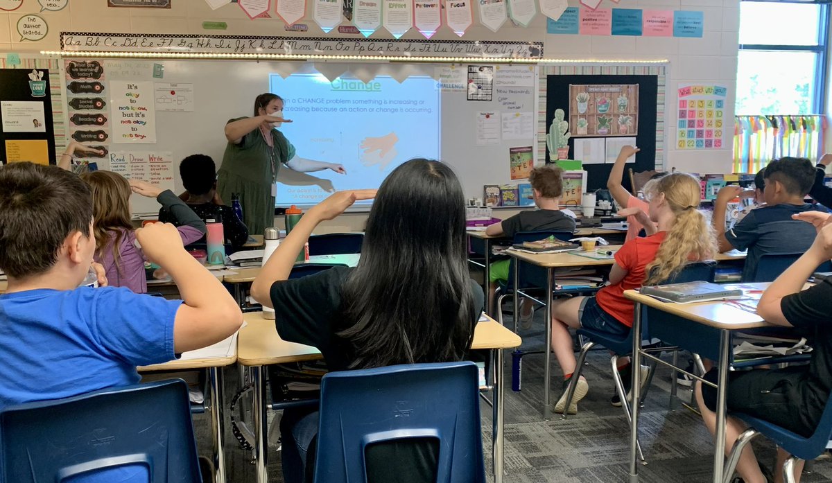 Olathe MTSS Math (@ops233math) on Twitter photo .<a href="/HeritageK5/">Heritage Elementary School</a> had a guest teacher today to learn about SBI Change problems!! Ss were fantastic learners and are now experts! .<a href="/HeritageK5/">Heritage Elementary School</a> had a guest teacher today to learn about SBI Change problems!! Ss were fantastic learners and are now experts!