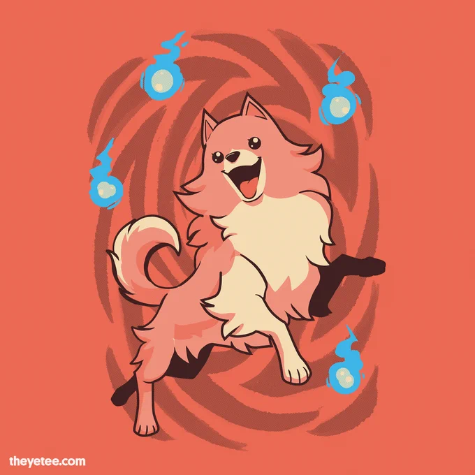 A heat seeking pupster! Designed by  #dailytees theyetee.com