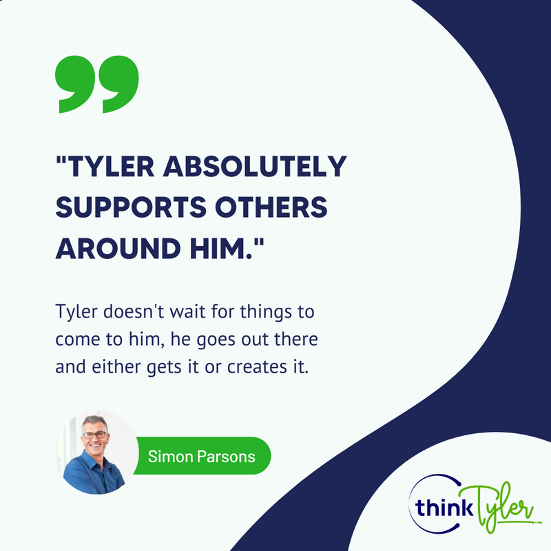think_tyler's tweet photo. 🤗 Thank you so much for sharing your review, Simon!

It was really great to have worked with you. 🤝

#ThinkTyler #BusinessCoach #BusinessCoaching #Entrepreneur #BusinessOwner #ThinkTylerTestimonials #ThinkTylerFeedback #HappyClients https://t.co/H4Svil7p1C
