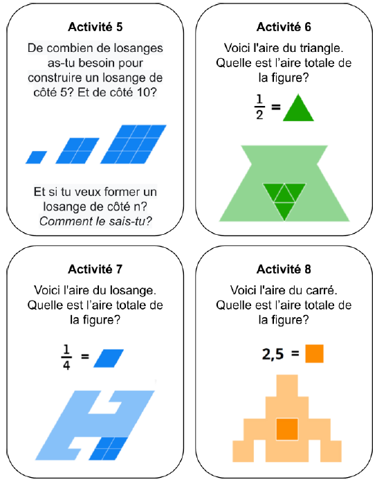 rmichaud_ab's tweet photo. Voici la traduction libre de 12 explorations mathématiques avec blocs mosaïques publiées par @CarlesGranell4 https://t.co/WsYjcY6onr https://t.co/tQKDnRRGih
