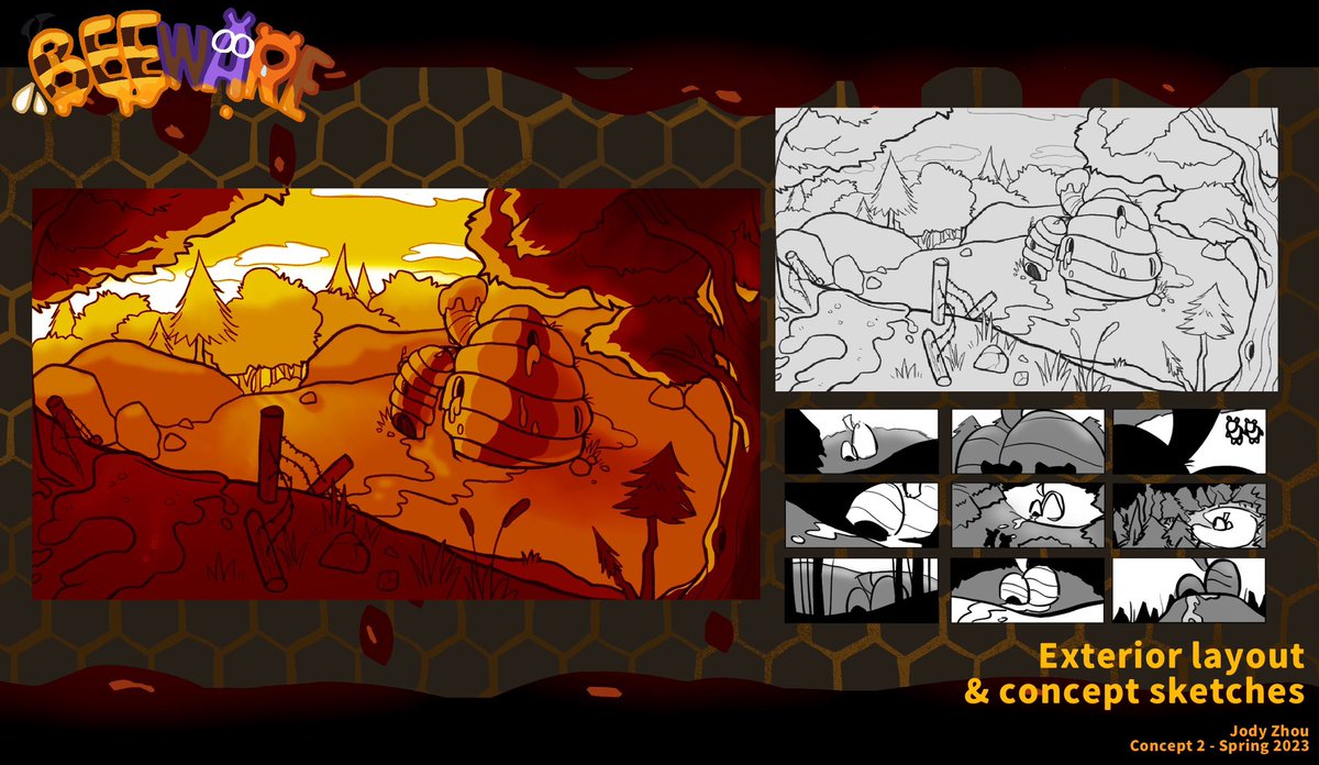 DimNorthNether's tweet photo. Concept 2 final - part 2
I didnโt do much background and environment stuff before cuz I know Iโm not good at this TT but at least it turns out not so bad as I thought it would be๐
#conceptart #cottagedesign https://t.co/hFNPTdeVoi