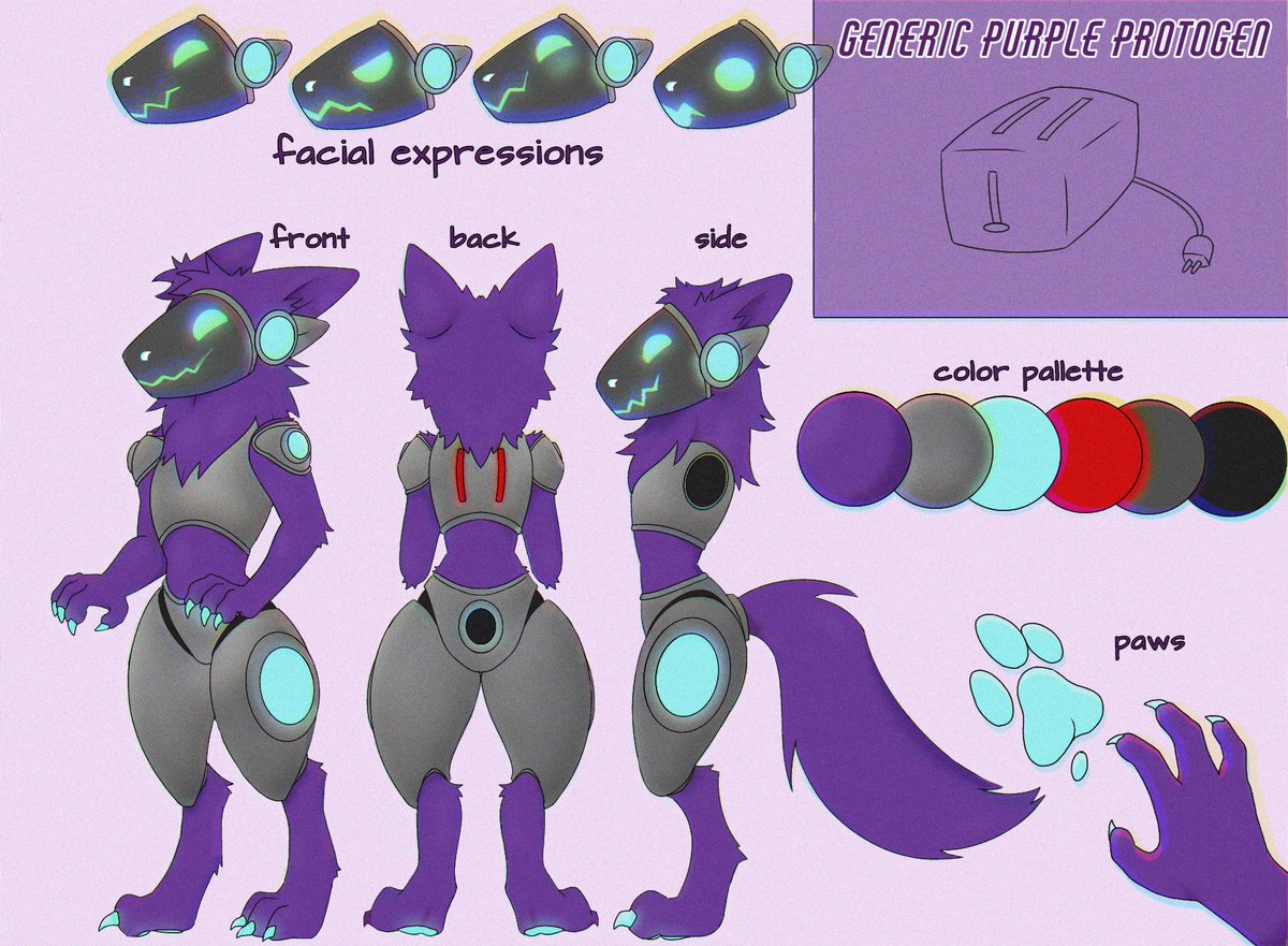 PurpleGeneric's tweet image. FINALY got a ref sheet
...yeah after 2 years lol
Art by: instagram.com/faygo4life/