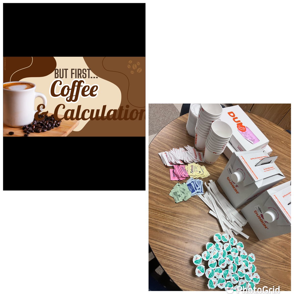 BAR_NONE_EDU's tweet photo. “Men lie, women lie, numbers don’t!” Today, we had our EOY Coffee and Calculations data talk to discuss how we can continue to improve for the 23-24 SY! #hornetpride https://t.co/OL8mALJCGT