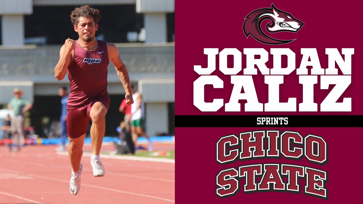 MPCLobos_XCTF's tweet photo. Congrats to Sprinter, Jordan Caliz (Monterey HS), for accepting a scholarship to compete at Chico State next season! Jordan came to MPC with 100m and 200m PRs of 11.10 and 22.64 and leaves with new bests of 10.93 and 21.90. Congratulations Jordan #whyMPC https://t.co/BI4xe5Srhg