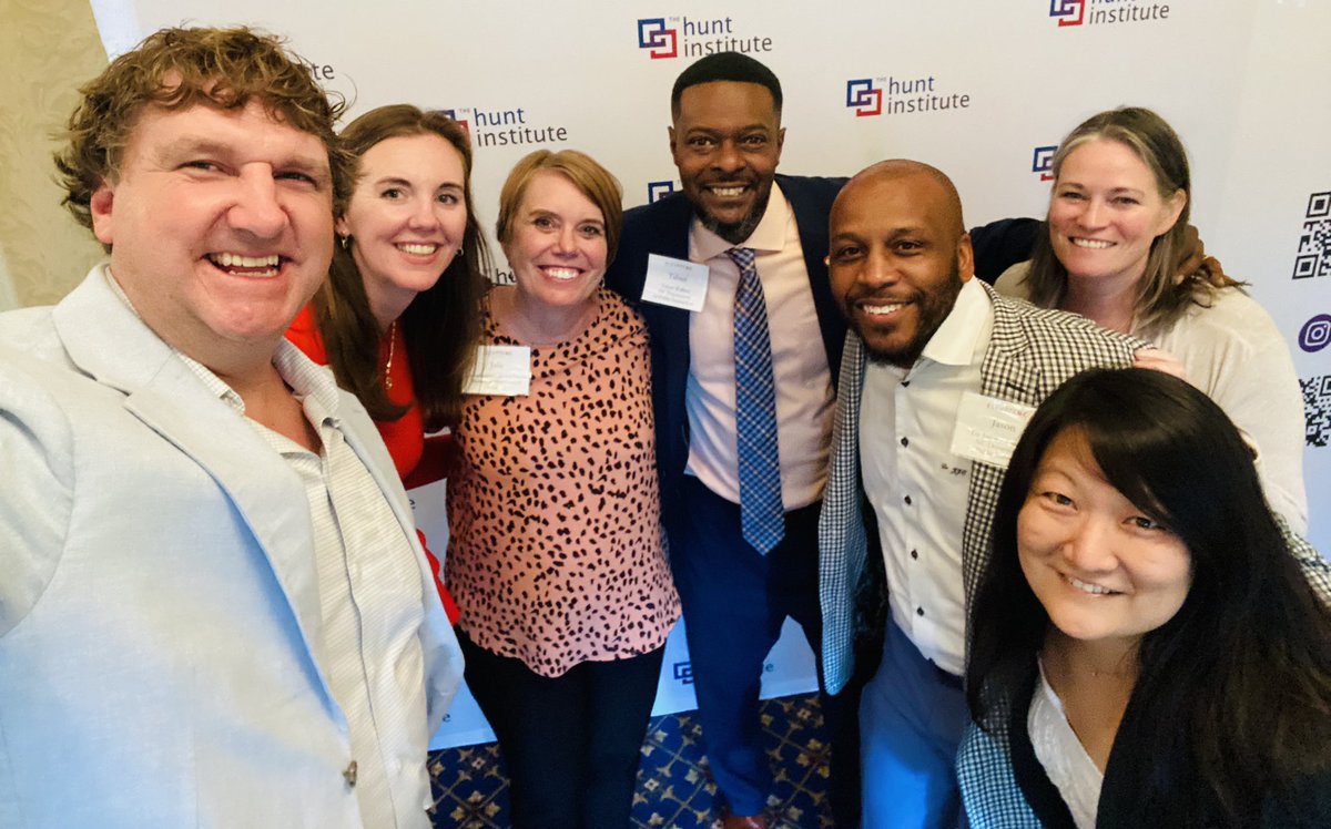 FreebirdsShire's tweet photo. An inspiring evening hanging out with some of NCโs most passionate #EducatorDiplomats at the @Hunt_Institute @HuntHigherEd #ElevateEd Alumni Reunion. So great to reconnect and continue our collective efforts in supporting @ncpublicschools. Honored to represent @ParticipateLrng ๐ https://t.co/mPoEWKWCTm