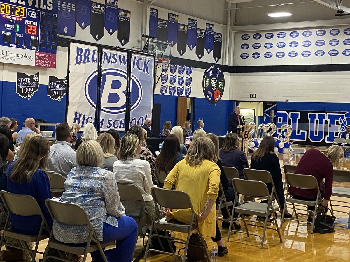 Tonight, the Top 30 students in the graduating class of 2023 celebrate and honor the BCSD staff who helped, inspired and challenged them! #BrunswickPRIDE #DedicatedToEXCELLENCE