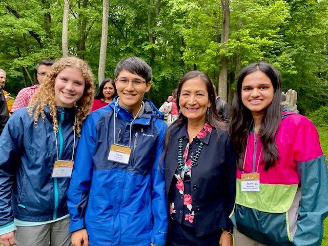 OAK_Updates's tweet photo. We were lucky enough to have @SecDebHaaland join us at #OAKWeek for our keynote address! #RethinkOutside https://t.co/TYKvTa9oWr