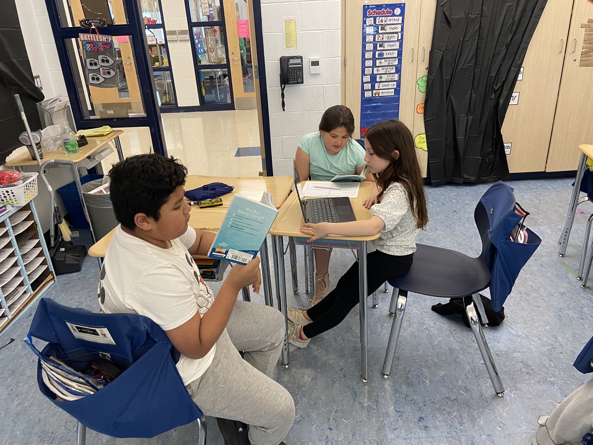 AAquino3rd's tweet photo. We started working in our biography book clubs today! We’re already learning so much about some very influential people in history. https://t.co/GjZGfyoO2C
