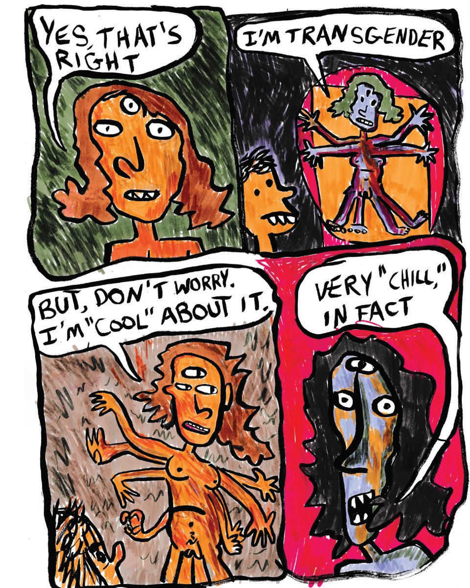 silversprocket_'s tweet photo. Presenting the introduction to Enlightened Transsexual Comix by Sam Szabo @BrainBoogerInc (🧵/6) https://t.co/LiUiWpVo86