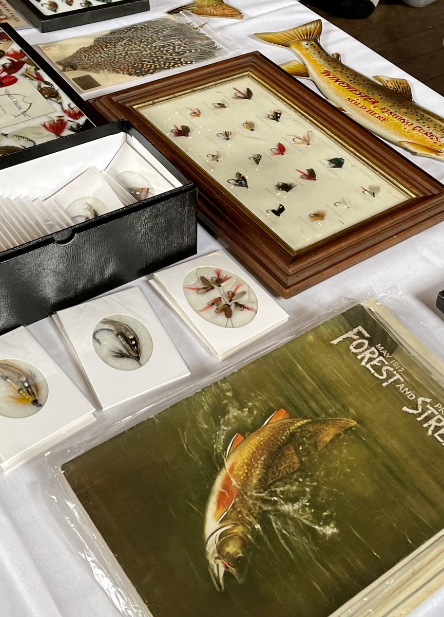 TreasuresFly's tweet image. Looking forward to signing books + selling tackle @ NFLCC (National Fishing Lure Collectors Club)
New England Vintage Fishing Tackle Show @ Holiday Inn, Dedham, MA this 
Sat. May 13th 9AM – 2PM  #flyfishing #vintageflytackle #flyfishingreels #flyfishingtreasures #dedhamma #nflcc