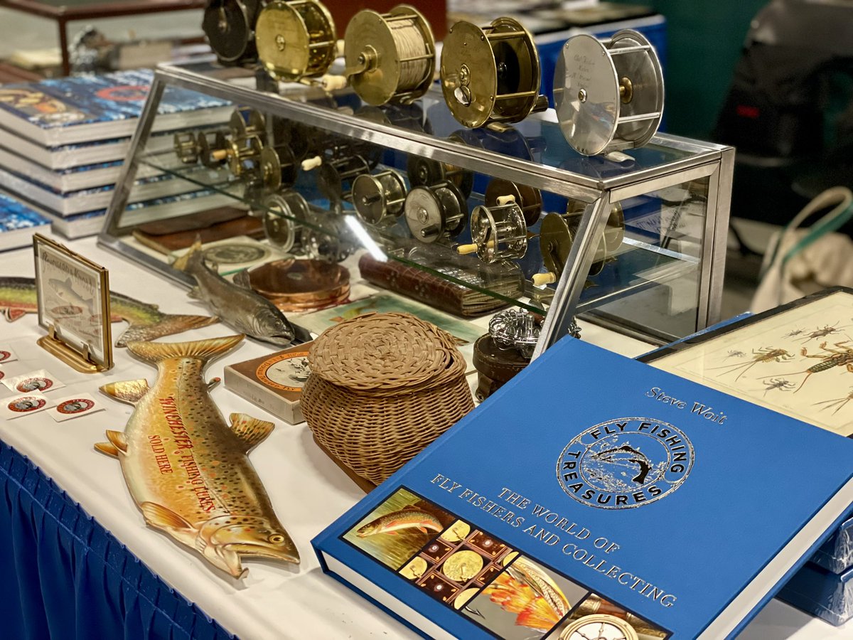 TreasuresFly's tweet image. Looking forward to signing books + selling tackle @ NFLCC (National Fishing Lure Collectors Club)
New England Vintage Fishing Tackle Show @ Holiday Inn, Dedham, MA this 
Sat. May 13th 9AM – 2PM  #flyfishing #vintageflytackle #flyfishingreels #flyfishingtreasures #dedhamma #nflcc