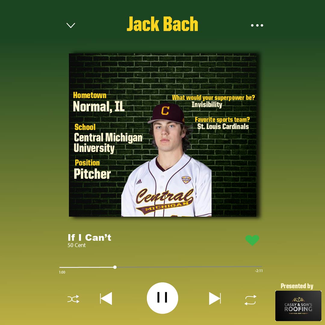 Normal_Baseball's tweet photo. Normal Illinois' very own Jack Bach steps up to the mound this summer! Welcome to the Corn Crib!
#WhereBaseballGrows
@Jackbach34
@CMUBaseball
Presented by Casey and Son's Roofing https://t.co/mI8GbhU9cV