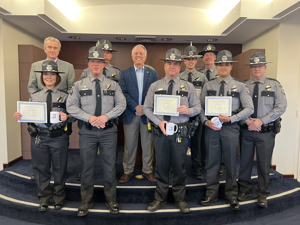 JosephMLombardo's tweet photo. This week is Nevada State Employee Appreciation Week, and I wanted to find a special way to honor exceptional state employees. 

So we created the “Get Sh*t Done” Awards to celebrate employees who are doing standout work! 

I was honored to hand out some of the awards today. https://t.co/hhZiNF0R5g